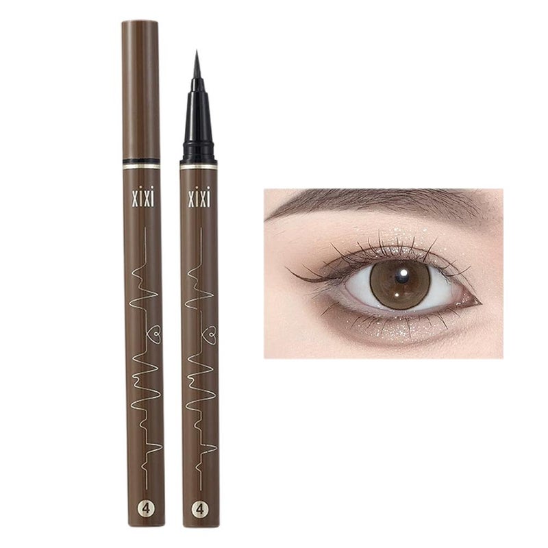 The fine-tipped eyeliner is easy to use, doesn't smudge easily, and provides natural highlight and vibrant color.